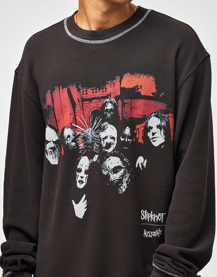 Welcome x Slipknot Mask Contrast Stitch Thermal - Black/White - Image 3