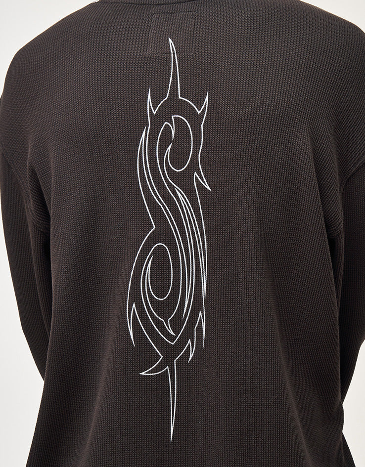Welcome x Slipknot Mask Contrast Stitch Thermal - Black/White - Image 5